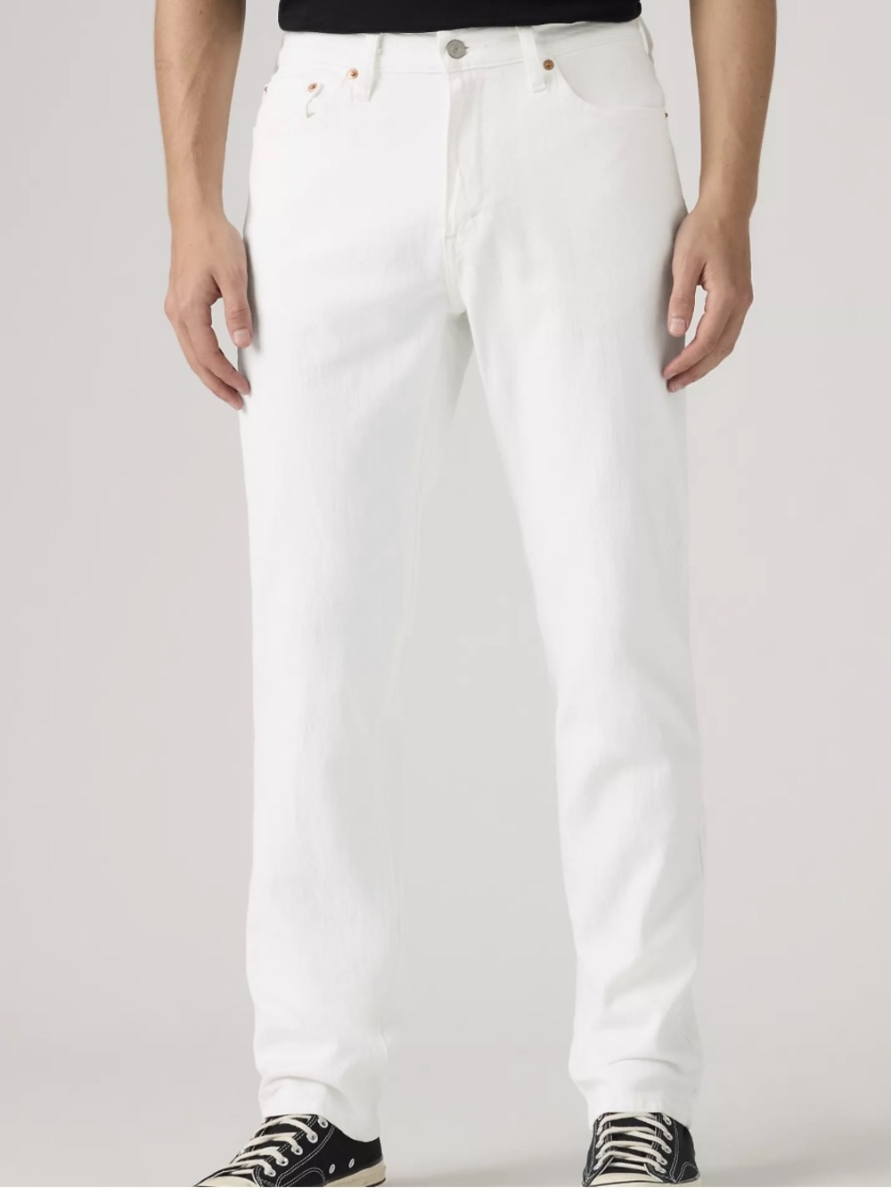 Men’s White Levi Jeans